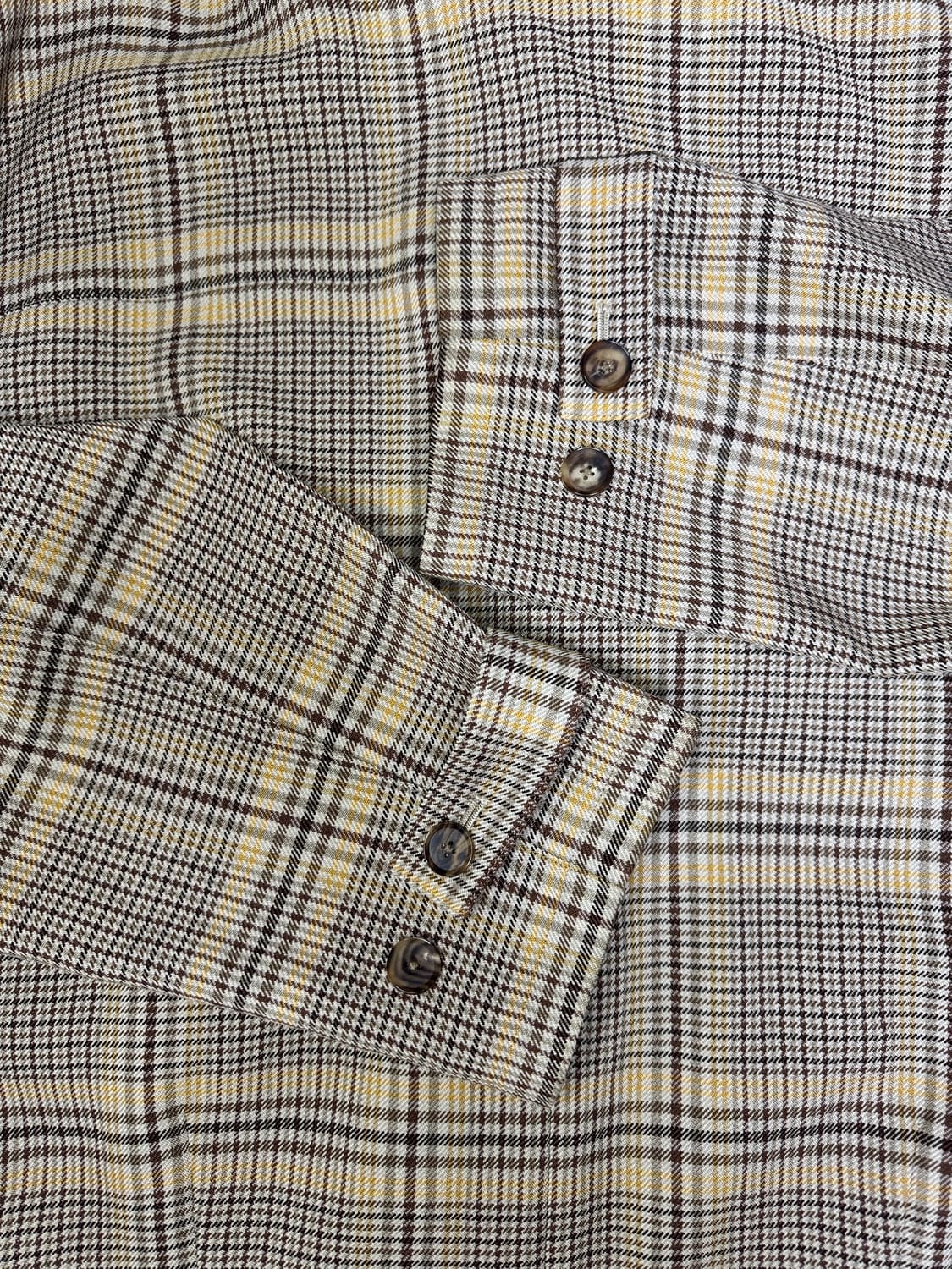 오라리 Auralee 울 서지 체크집업 블루종 5 상품이미지9