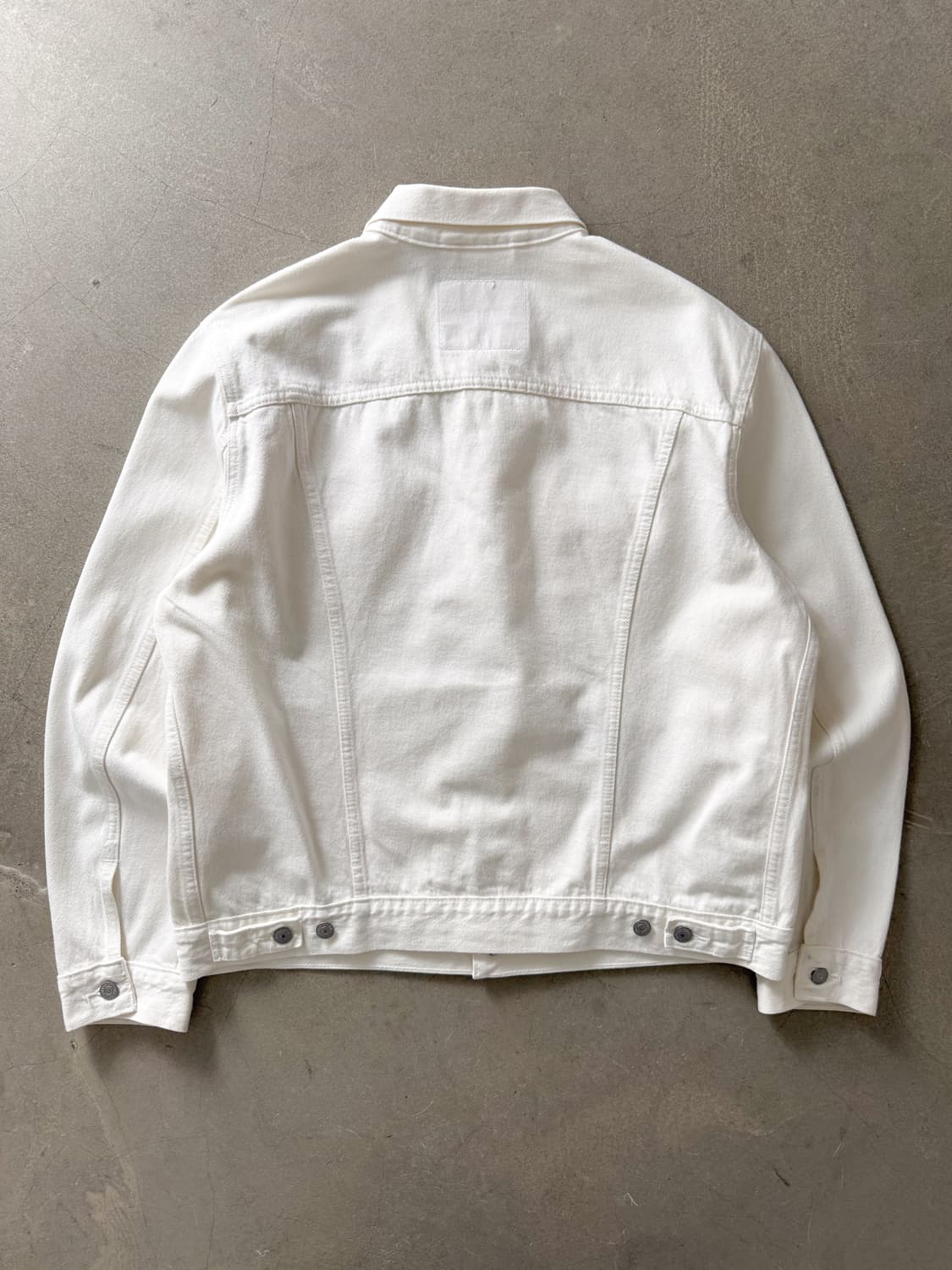 Levi's Red Tab White Denim Trucker Jacke 상품이미지6