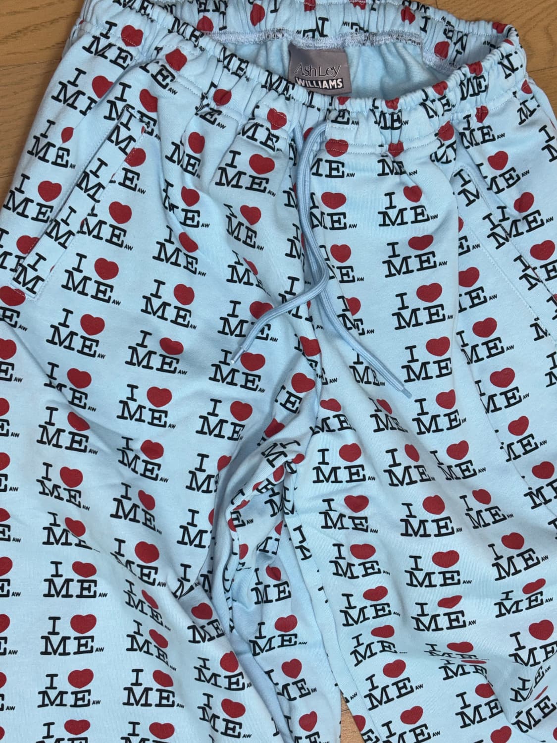 애슐리 윌리엄스 S 아이러브미 블루 조거팬츠 상품이미지4