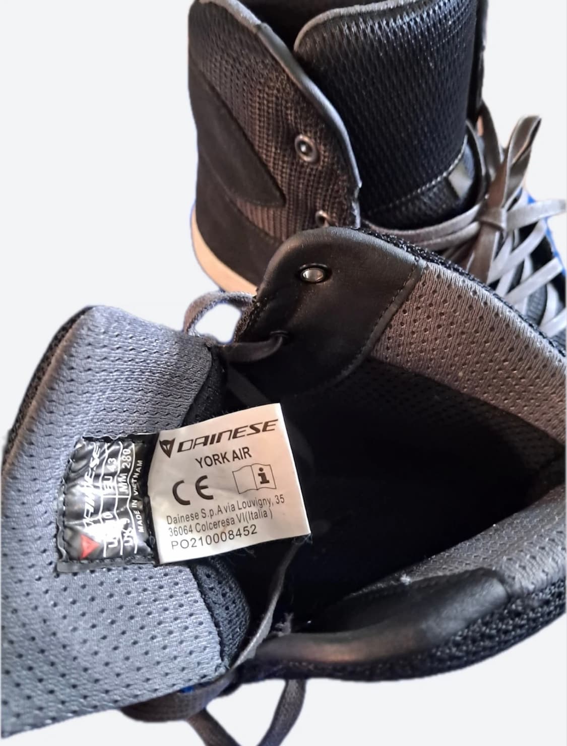 이태리제)다이네즈 York Air 바이커 / 라이더 숏부츠 블랙 EU43 상품이미지4