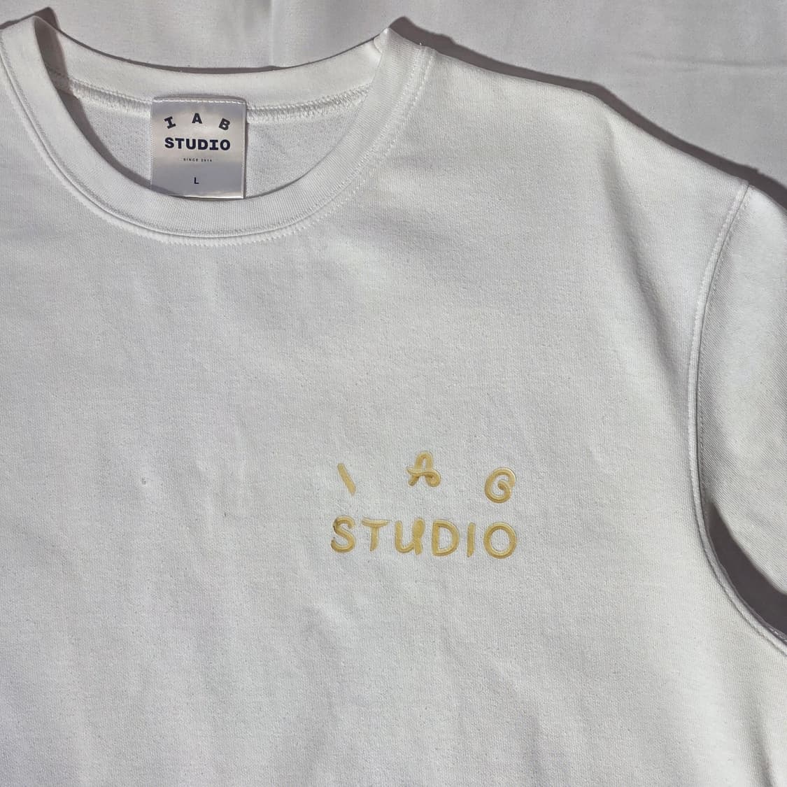 [L]아이앱 스튜디오 x 오뚜기 마요네스 50주년 티셔츠 화이트 상품이미지4