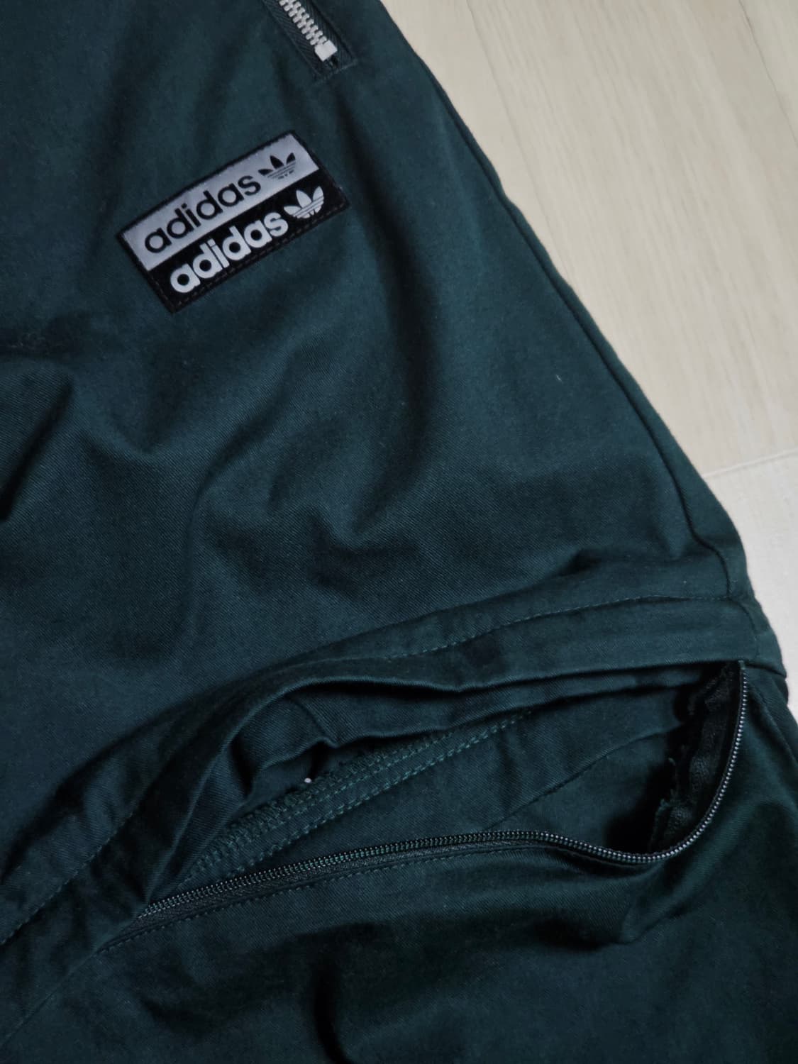 아디다스 남성 디테쳐블 바지 다크 그린 S 상품이미지3
