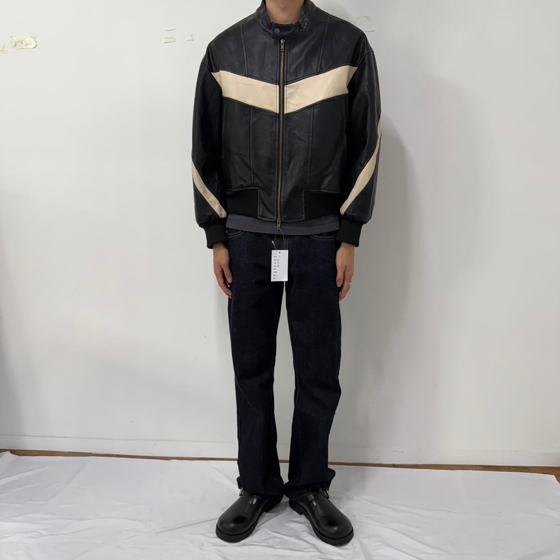 빈티지 레더자켓  상품이미지4