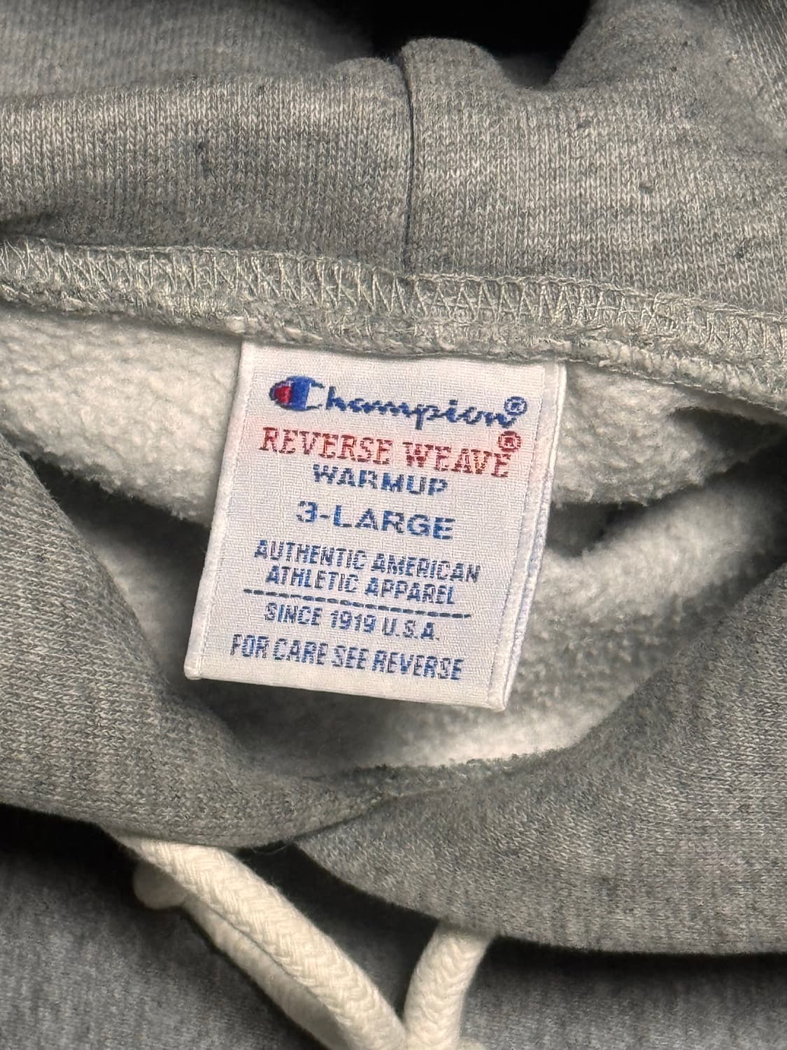 [3XL] 챔피온 리버스위브 복각 후드 티셔츠 상품이미지5