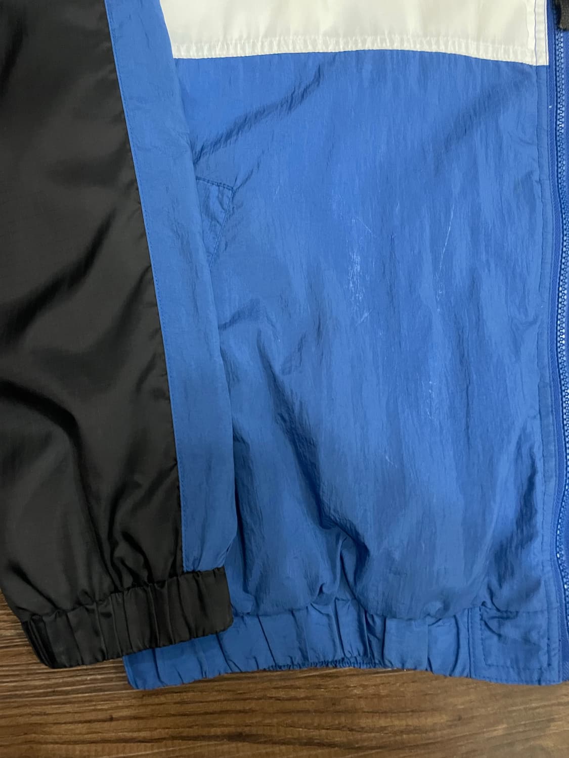 90s 나이키 희귀 올드스쿨 바람막이 멀티블루 상품이미지5