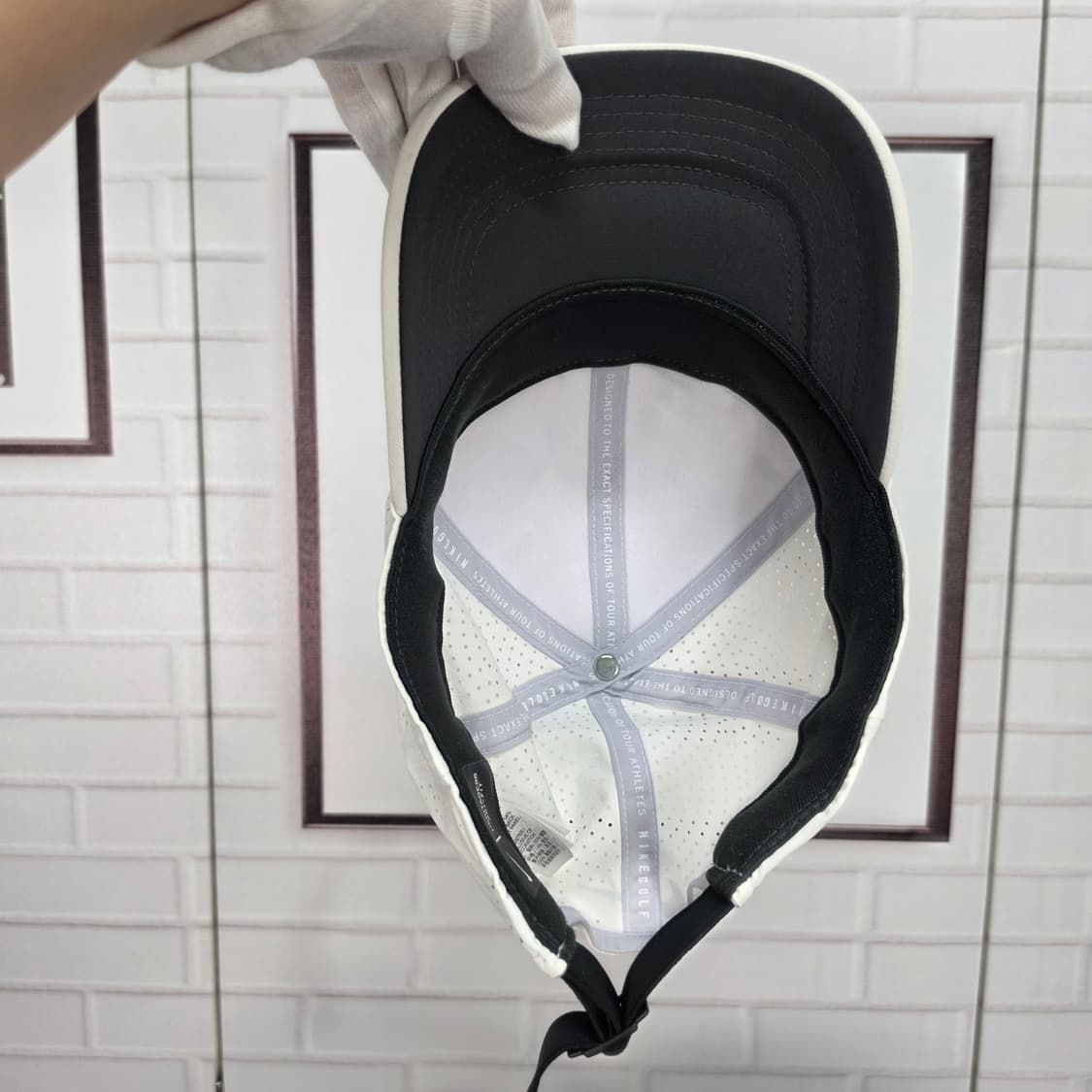 나이키 헤리티지86 드라이핏 스우시 골프 모자 볼캡 화이트 프리 남여공용 상품이미지8