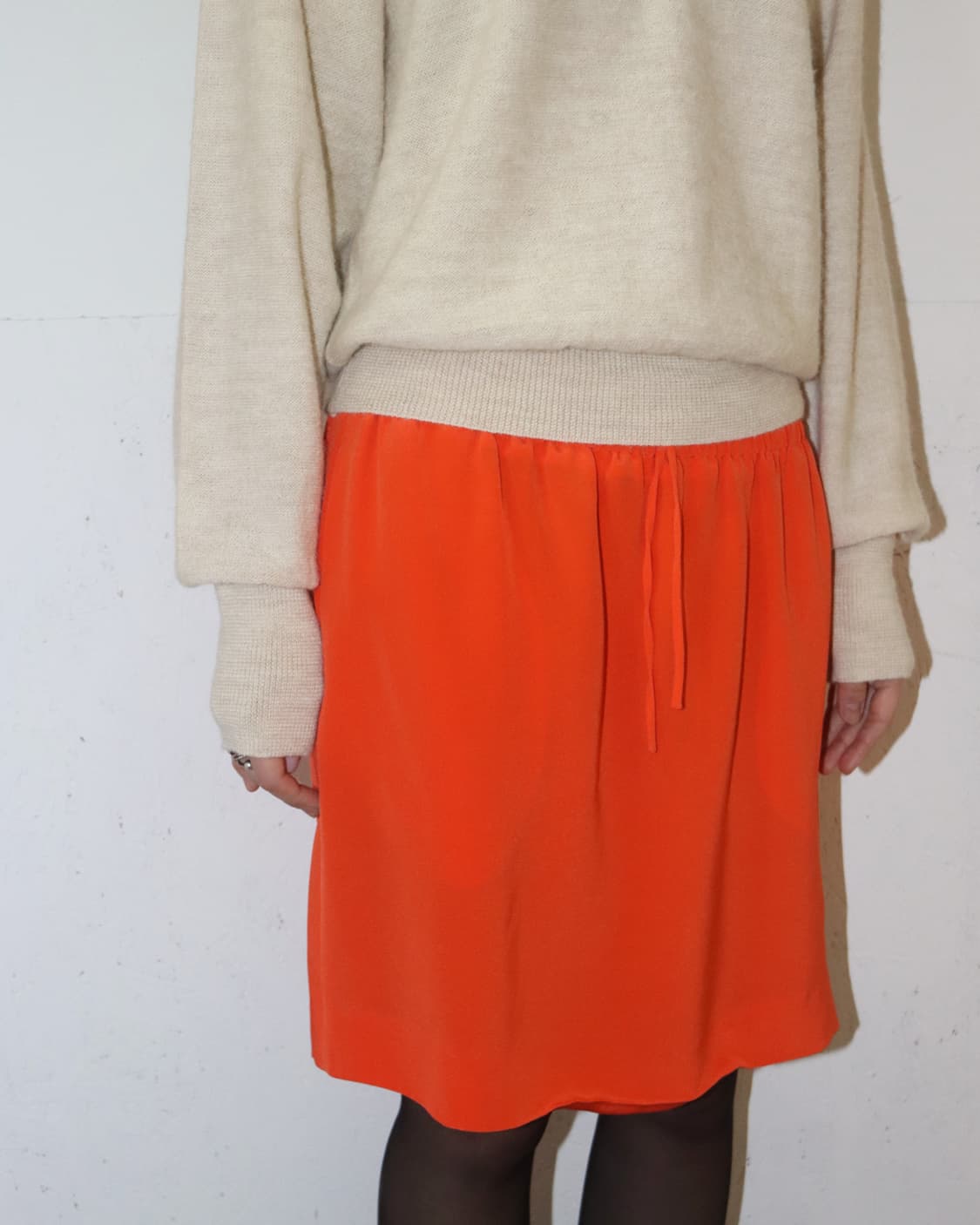 셀린느 by 피비 파일로 오렌지 미니 스커트 상품이미지3
