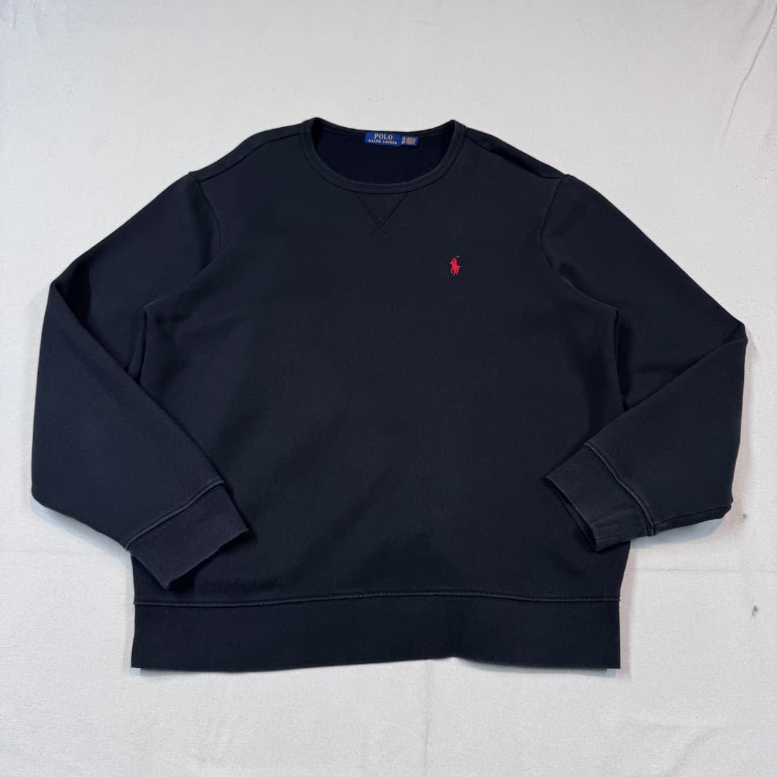 XL) 폴로 랄프로렌 맨투맨 티셔츠 블랙 상품이미지1