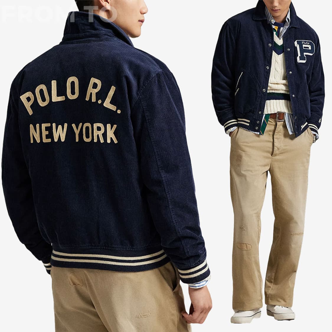 폴로 랄프로렌 코듀로이 레터 자켓 상품이미지6