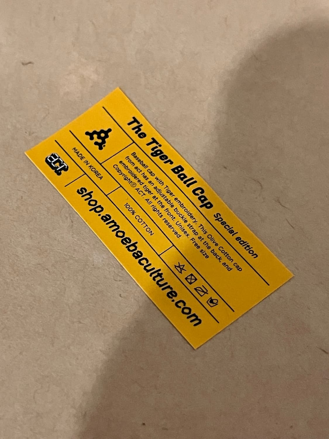 개코 모자 ACT SEOUL tiger ball cap  상품이미지4