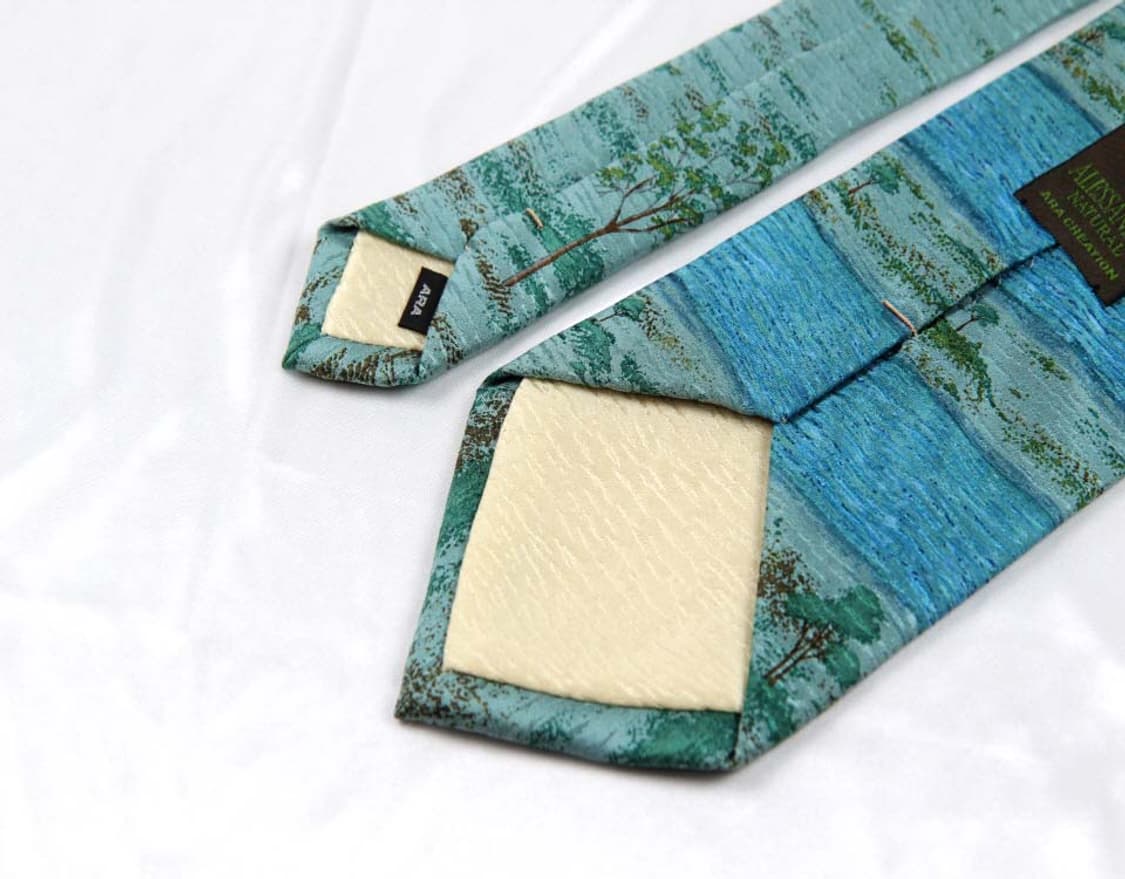 알렉산드로 아라 9.4cm A등급 아트 남자 명품 넥타이 상품이미지5