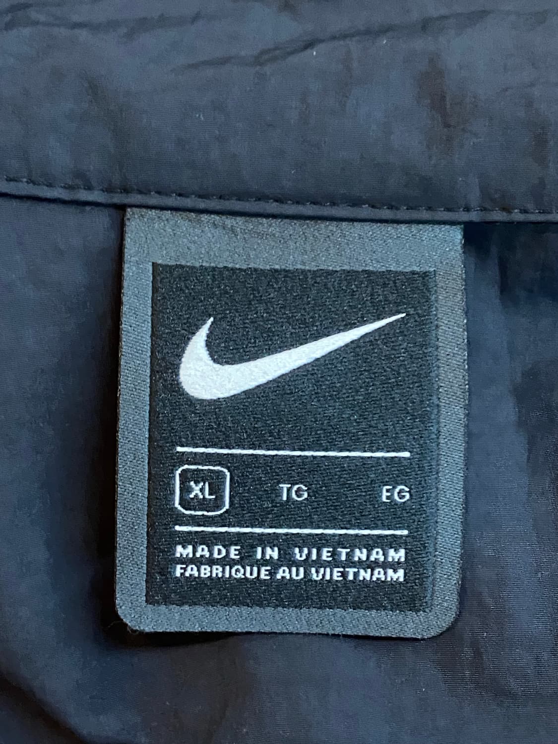 정품 나이키 블랙 바람막이 점퍼 XL (95사이즈) 상태최상 상품이미지5