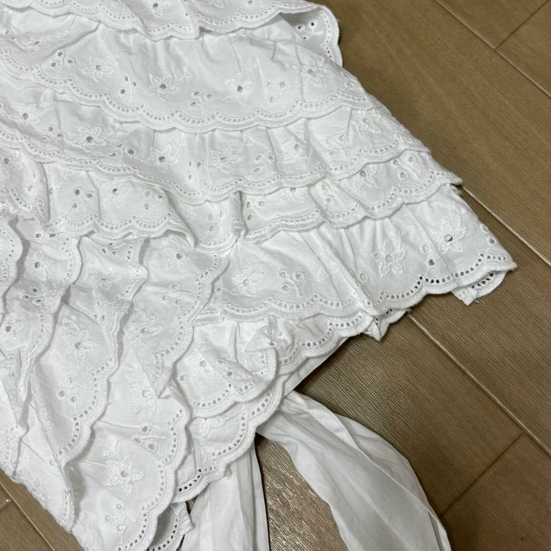 zara 자라 프릴 자수 홀터넥 탑 (새상품) 상품이미지3