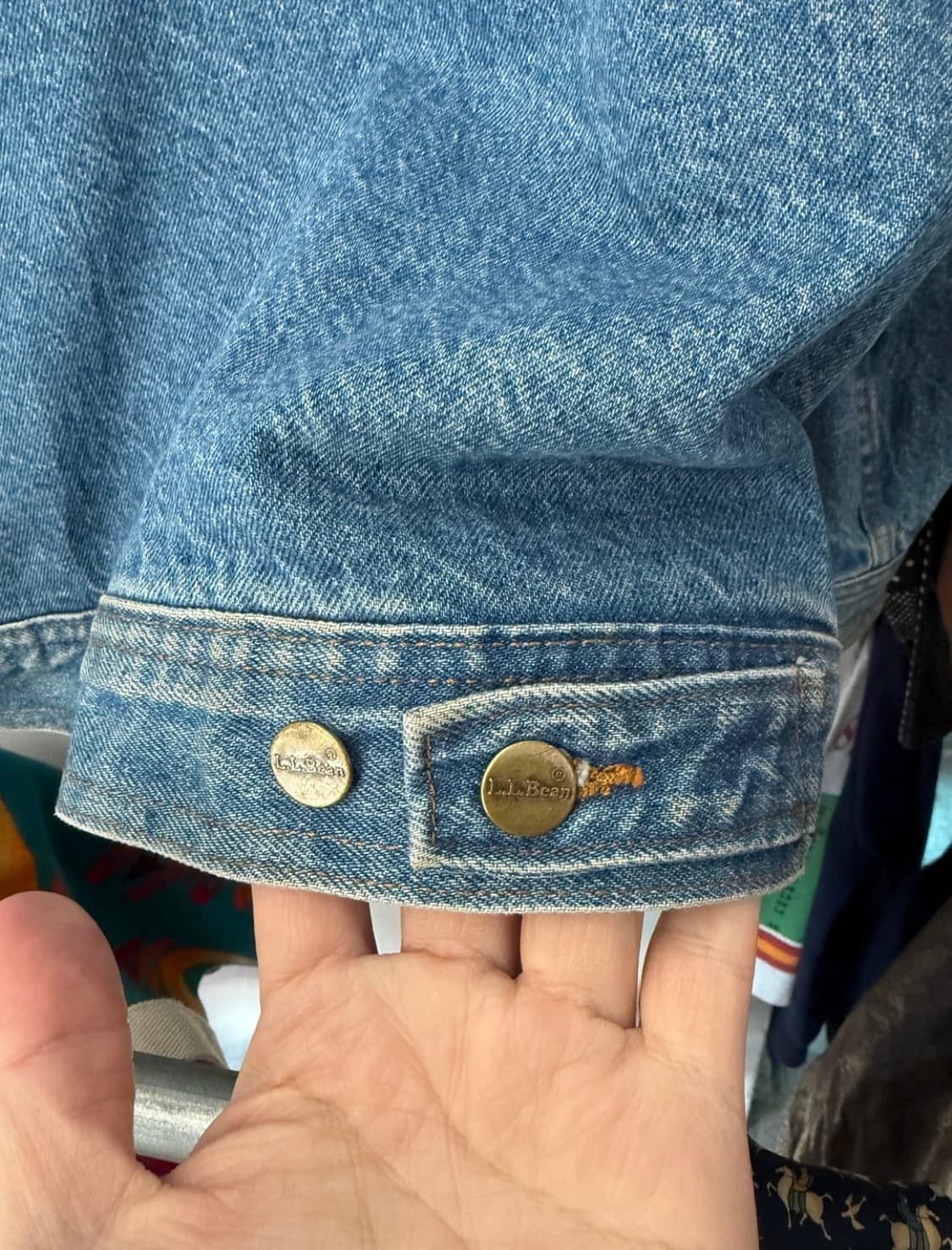 XL) Llbean 엘엘빈 블랭킷 안감 데님자켓 상품이미지8