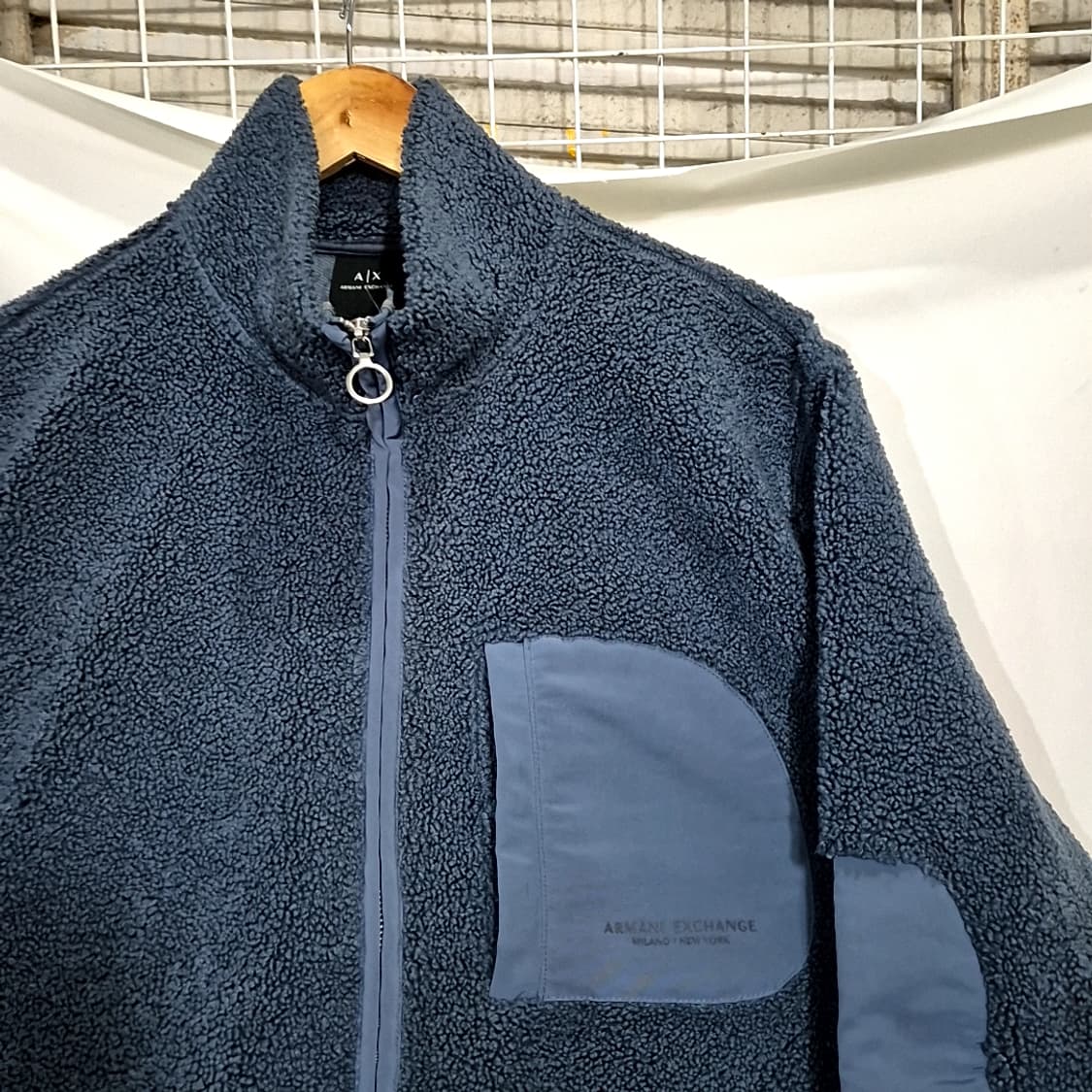 Armani exchange 아르마니 익스체인지 양털 후리스 자켓 상품이미지2