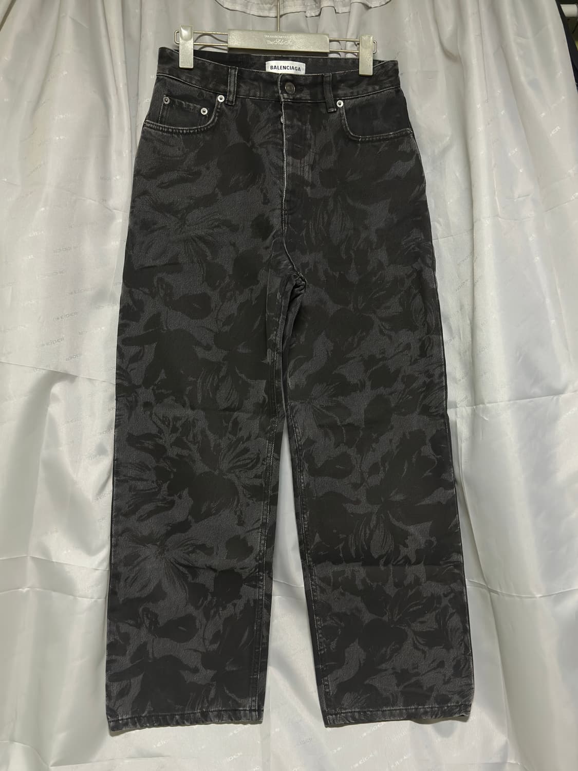 발렌시아가 플로럴 프린트 데님팬츠 상품이미지1