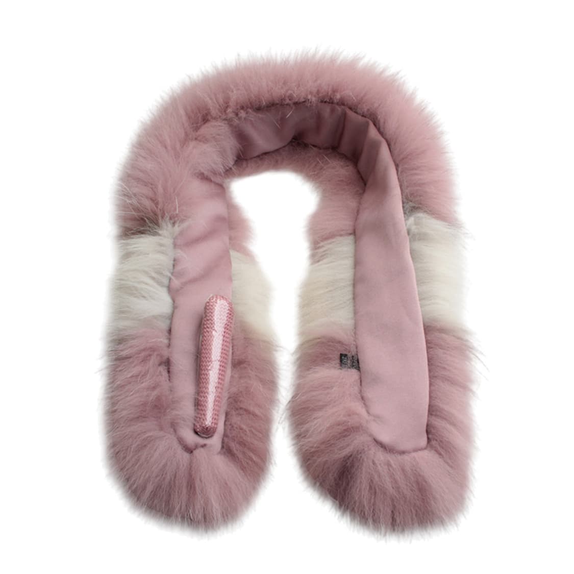 투톤 폭스 퍼 넥 워머 상품이미지3