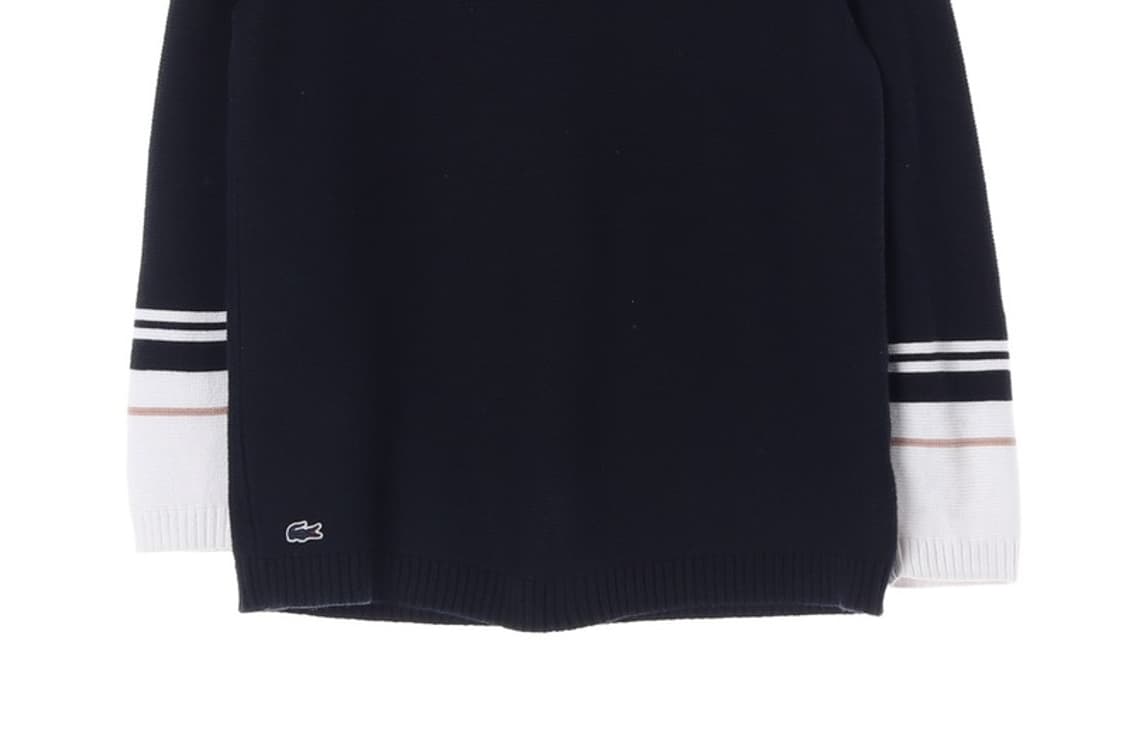 라코스테 네이비 배색 니트 S 상품이미지4