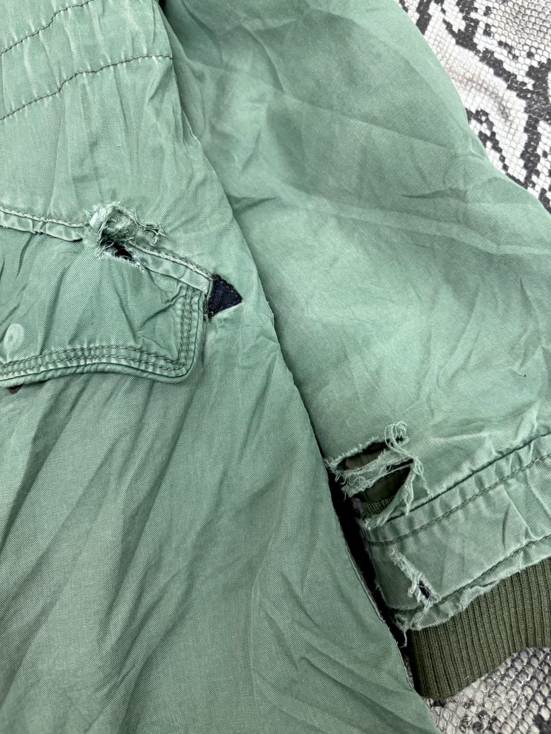 “Back number” Y2K Mood Green Field Jacke 상품이미지6