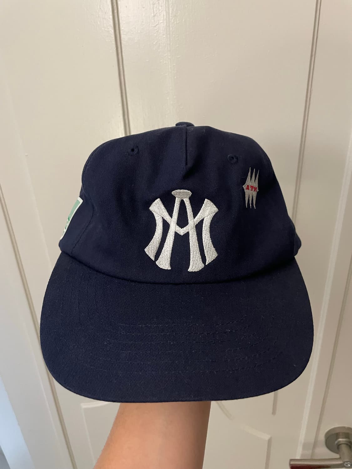 애프터매스 ATM 로고 볼캡 네이비 상품이미지1