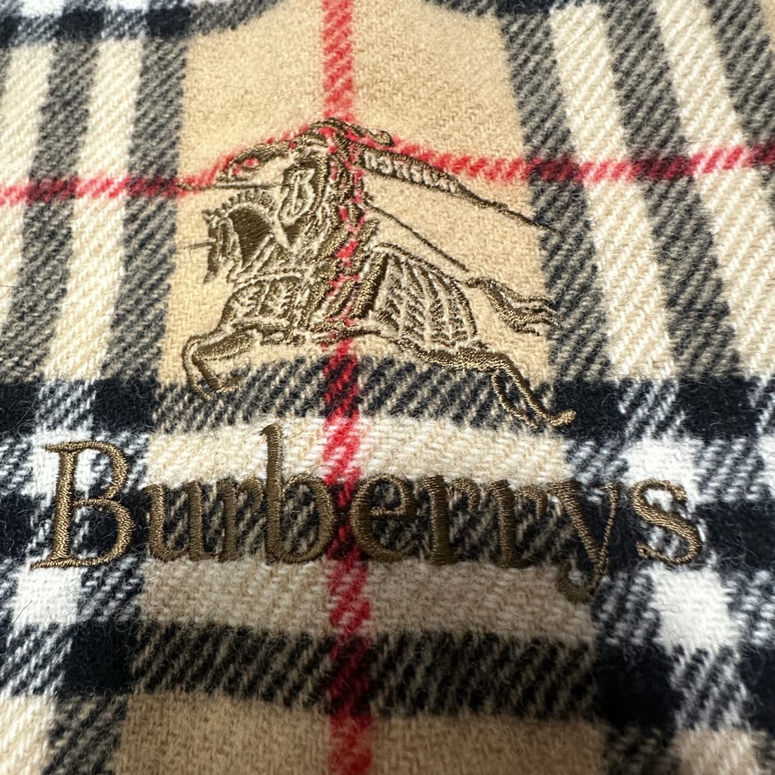 BURBERRYS wool 100% muffler 상품이미지2