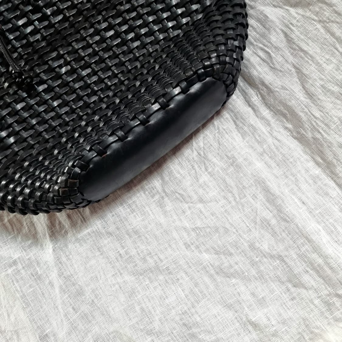 Nordstrom 노드스트롬 (프라이빗라벨) 천연가죽100 위빙백 숄더백 상품이미지6