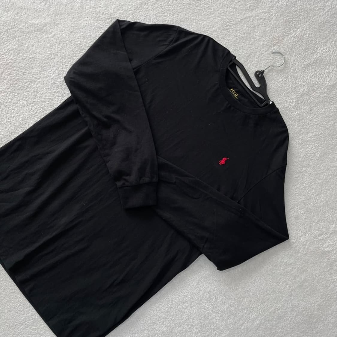 XL 폴로 롱슬리브 블랙 긴팔 상품이미지3