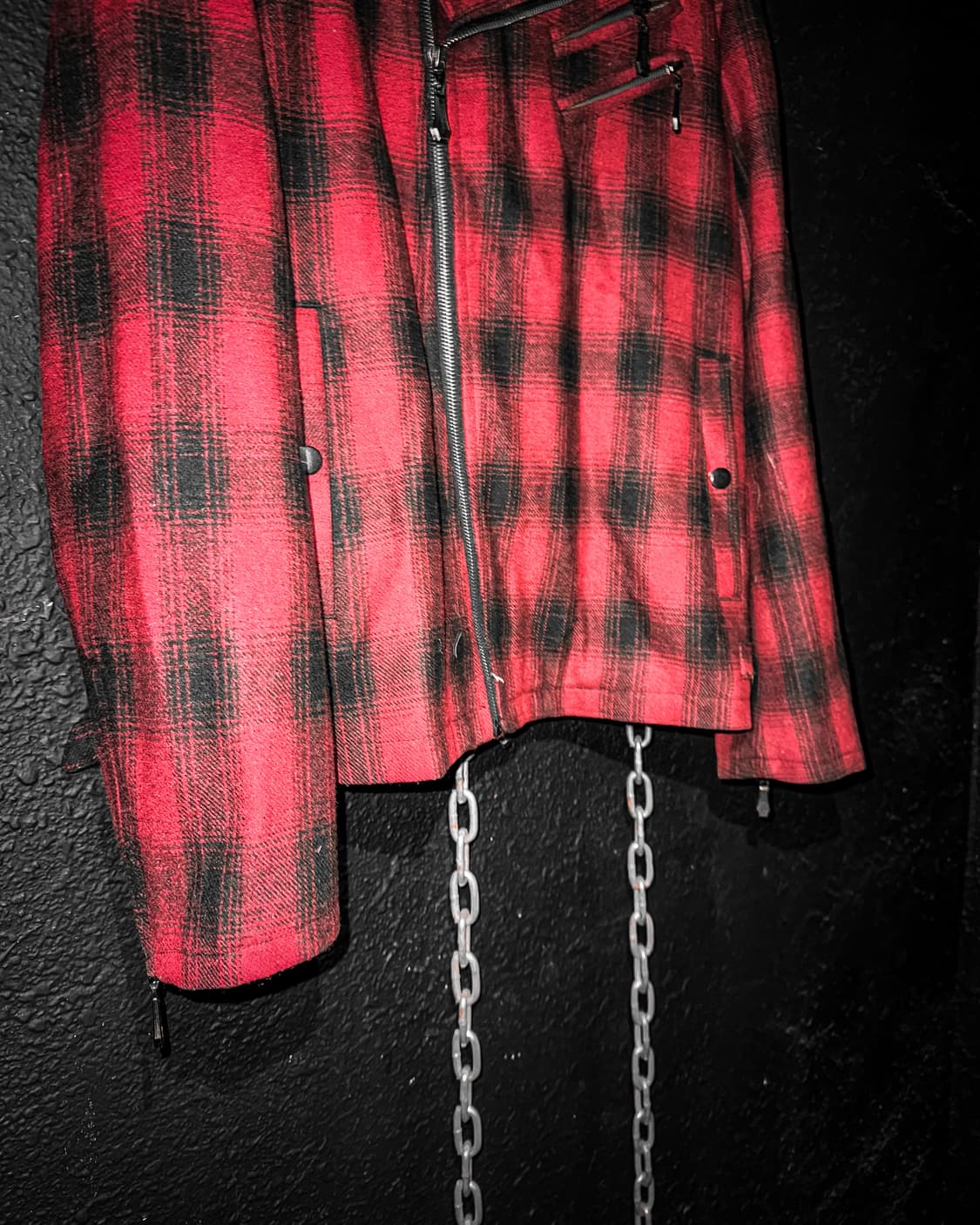 Red Check Riders Jacket 상품이미지4