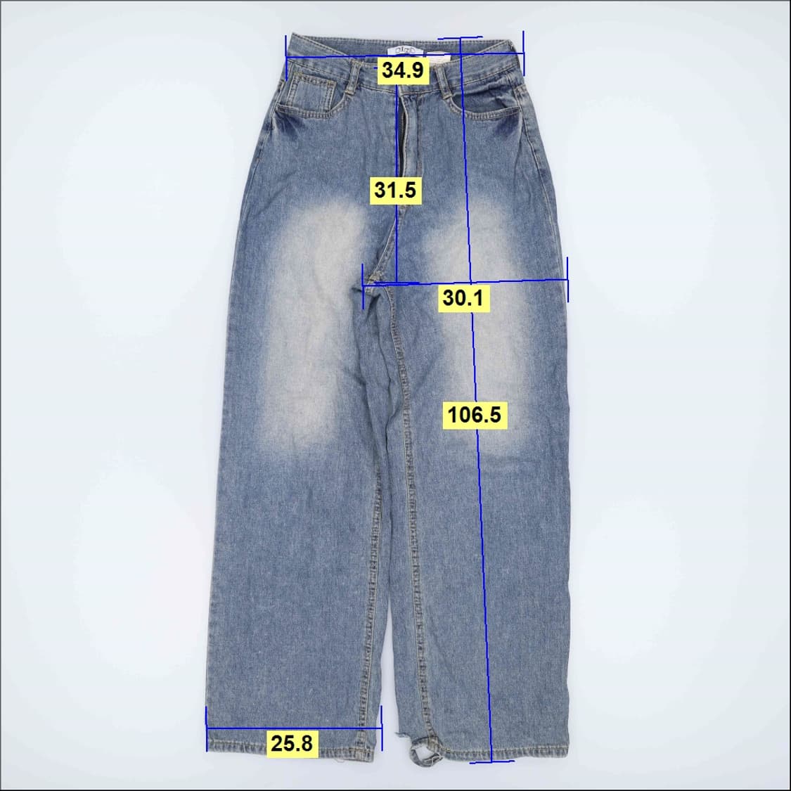 S 바인드 여성 와이드 데님팬츠 0310H1 상품이미지6