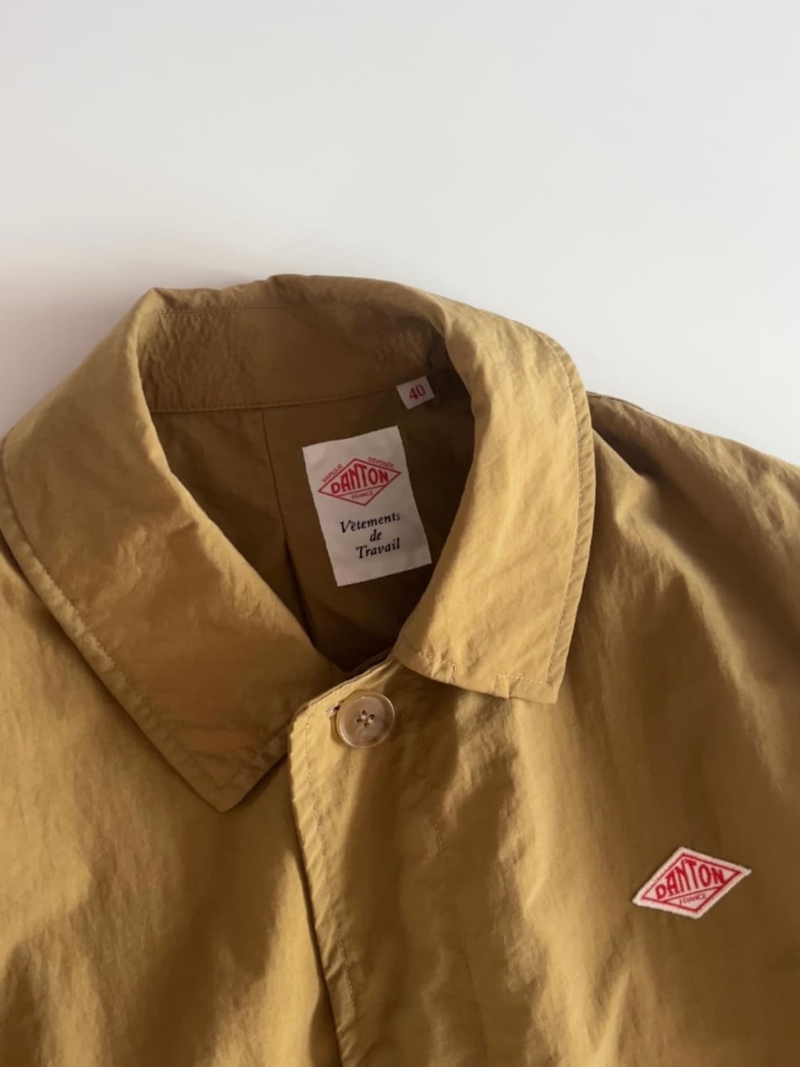 단톤 베이지 나일론 자켓 40 상품이미지3