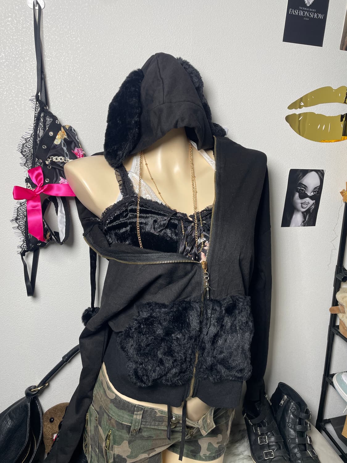 Secret honey 토끼 후드집업 상품이미지5