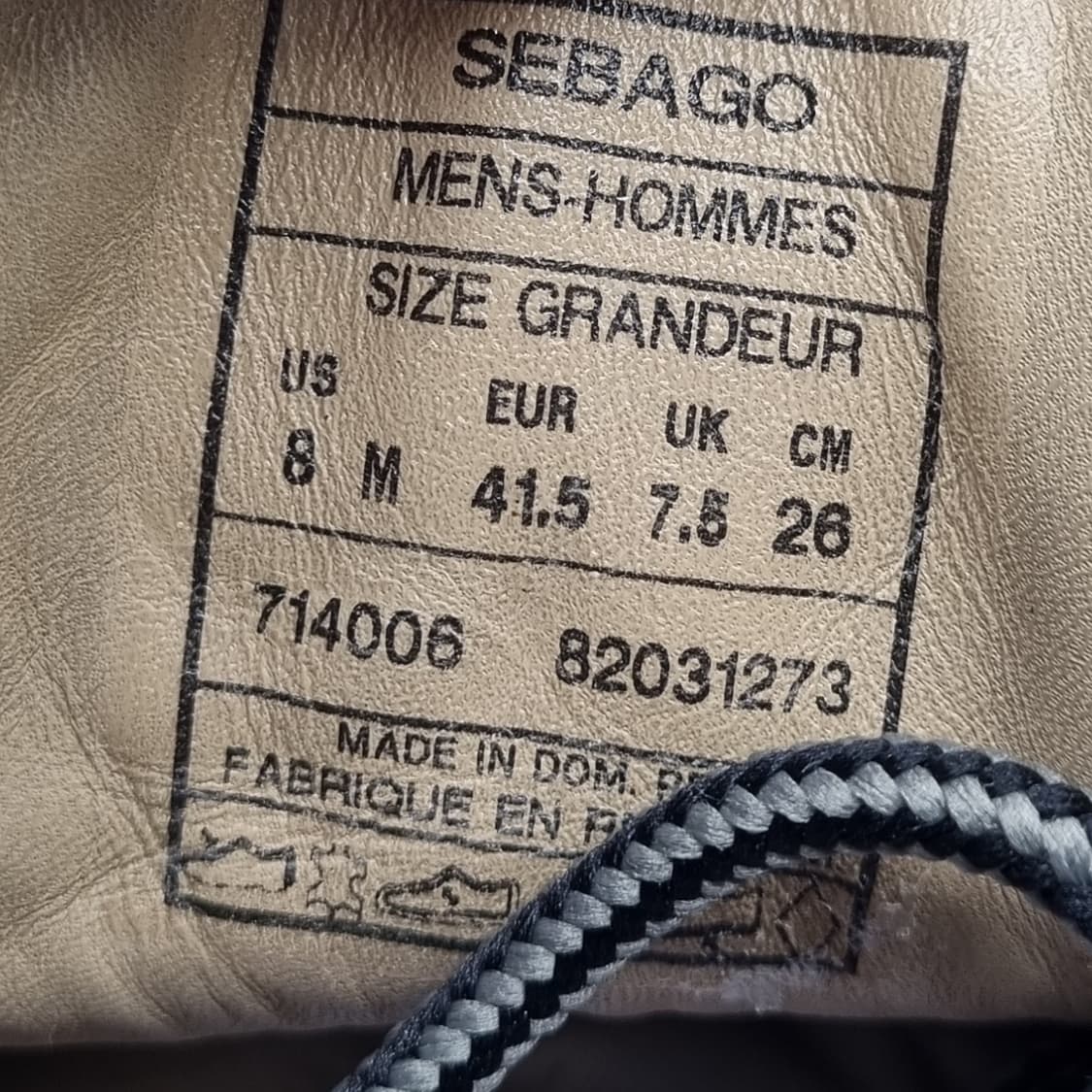 세바고 남성부츠 260 상품이미지6