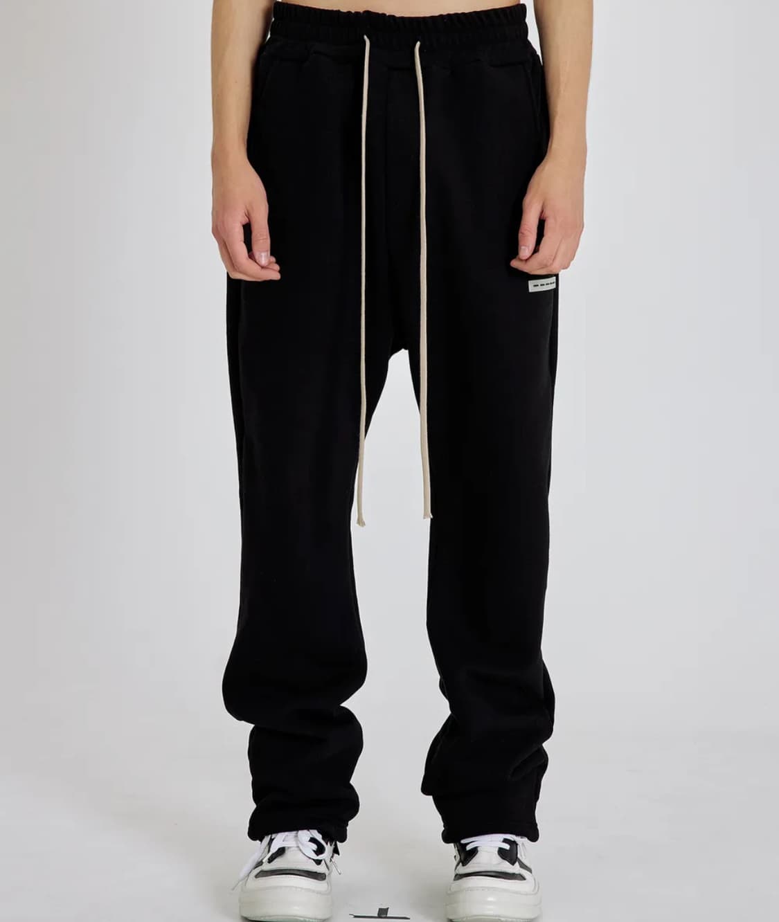 어텐션로우 소프트 에센셜 셋업 스트링 조거 롱 팬츠 상품이미지3