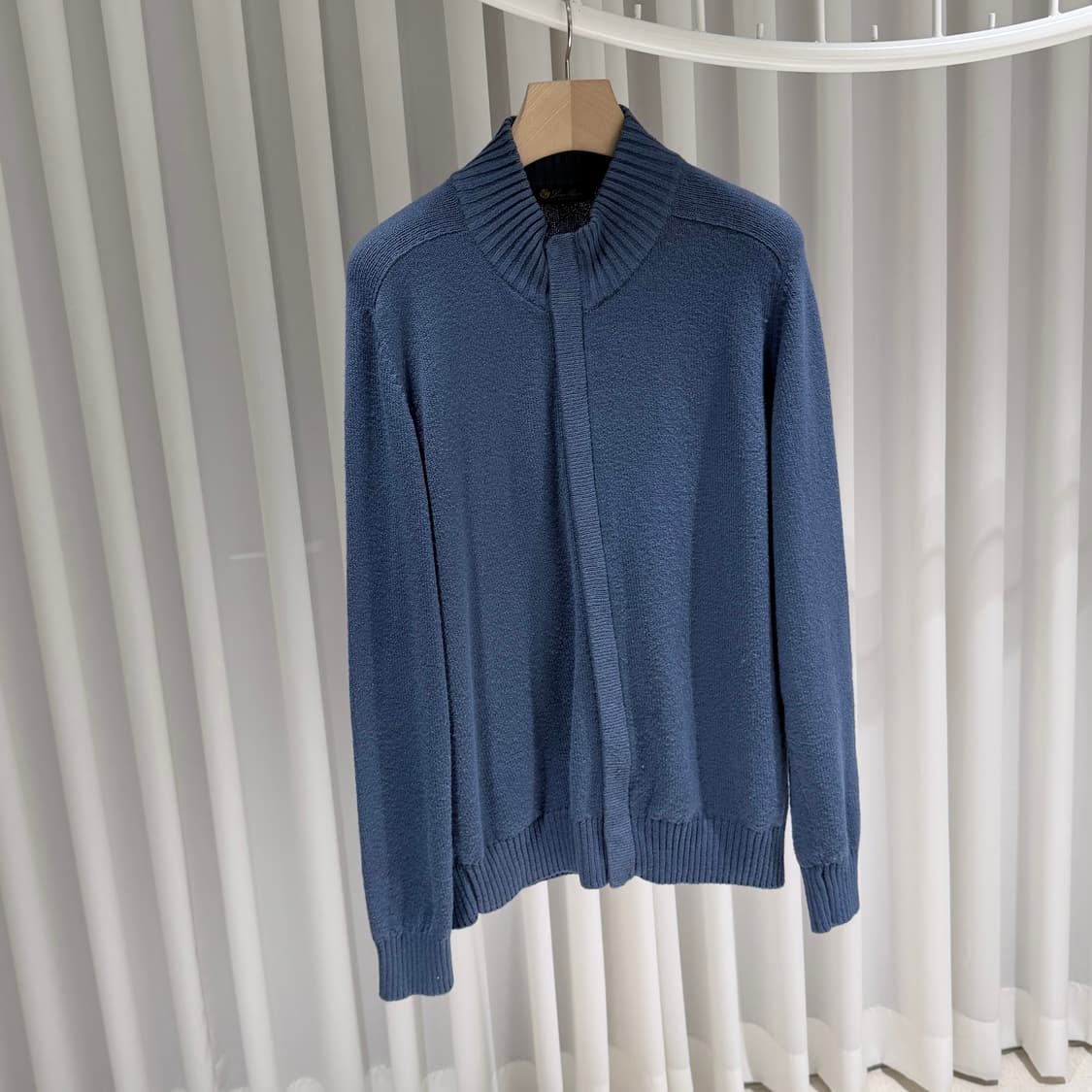 (A+/52) / 로로피아나 하이넥 집업 니트 자켓 상품이미지3