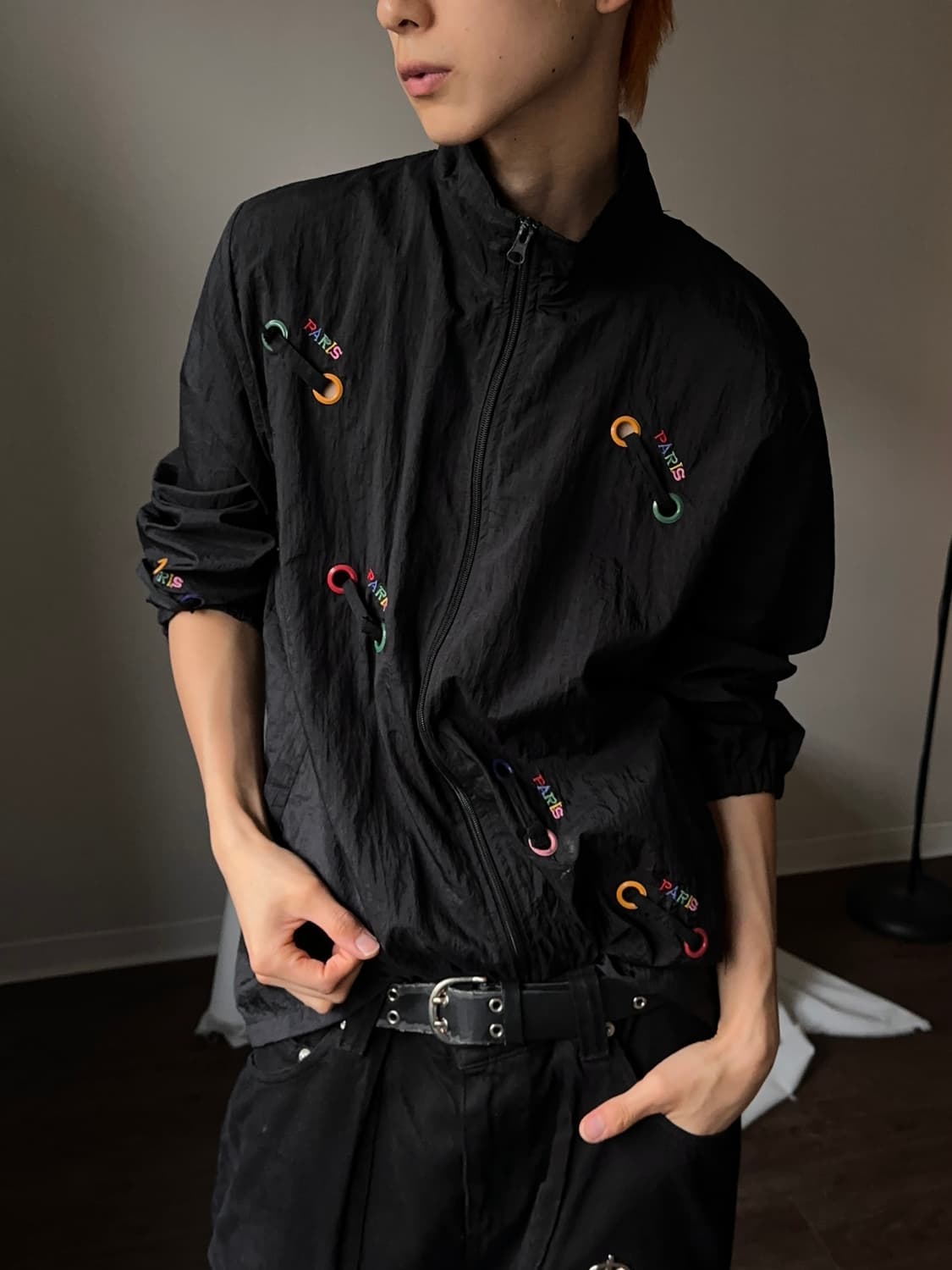 Lascolinas 컬러풀 아일렛 & 스트링 자켓 상품이미지1