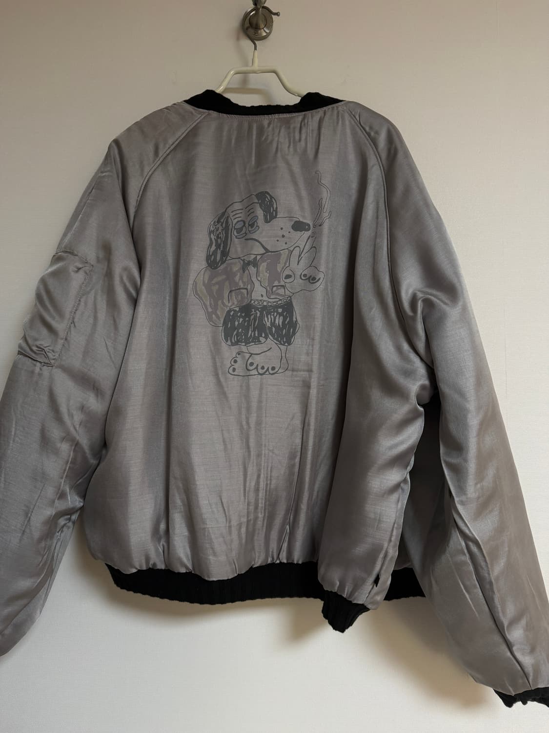 2/블랙) 폴리테루 행크 벨벳 수베니어 자켓 상품이미지5