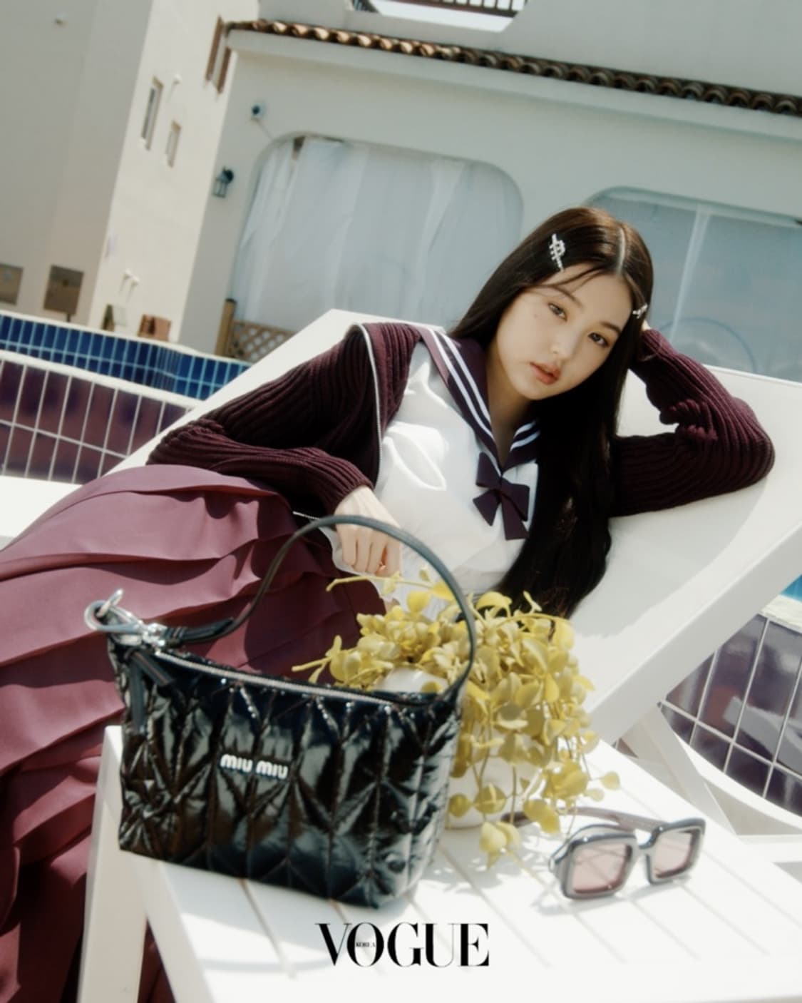 미우미우 장원영 가방 스피릿 시레 미니백 블랙  상품이미지1