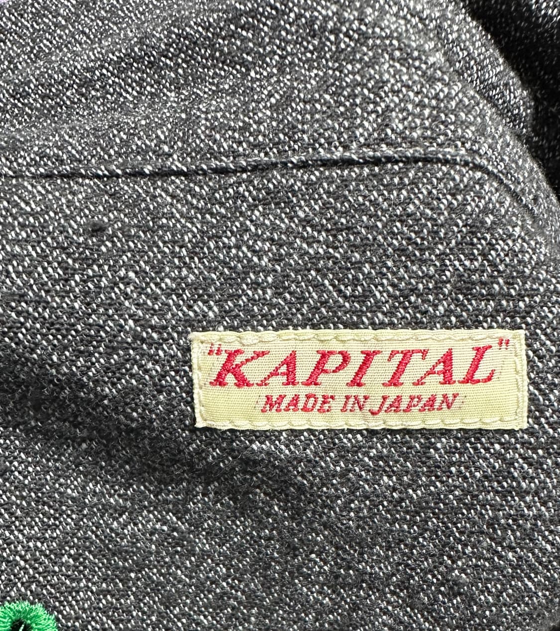 캐피탈 본 샴브레이 셔츠 차콜 상품이미지3