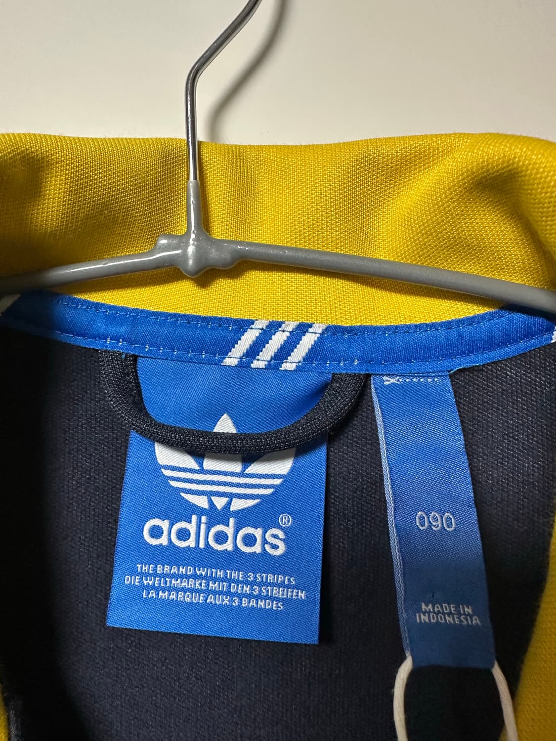 아디다스 네이비/옐로우 트랙탑 유로파TT 져지90 상품이미지3