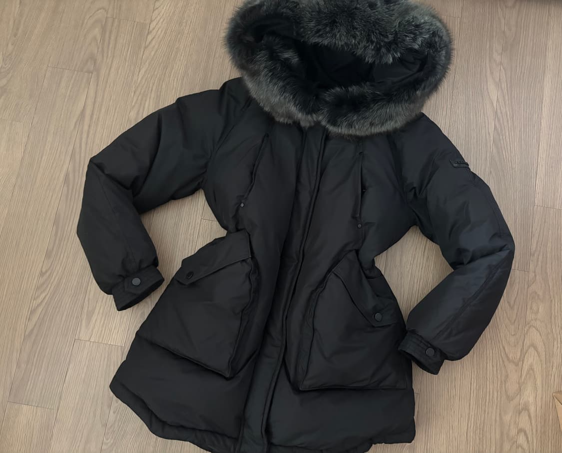 상태최상 에고이스트 사가퍼 중기장 야상형 패딩 55 상품이미지1