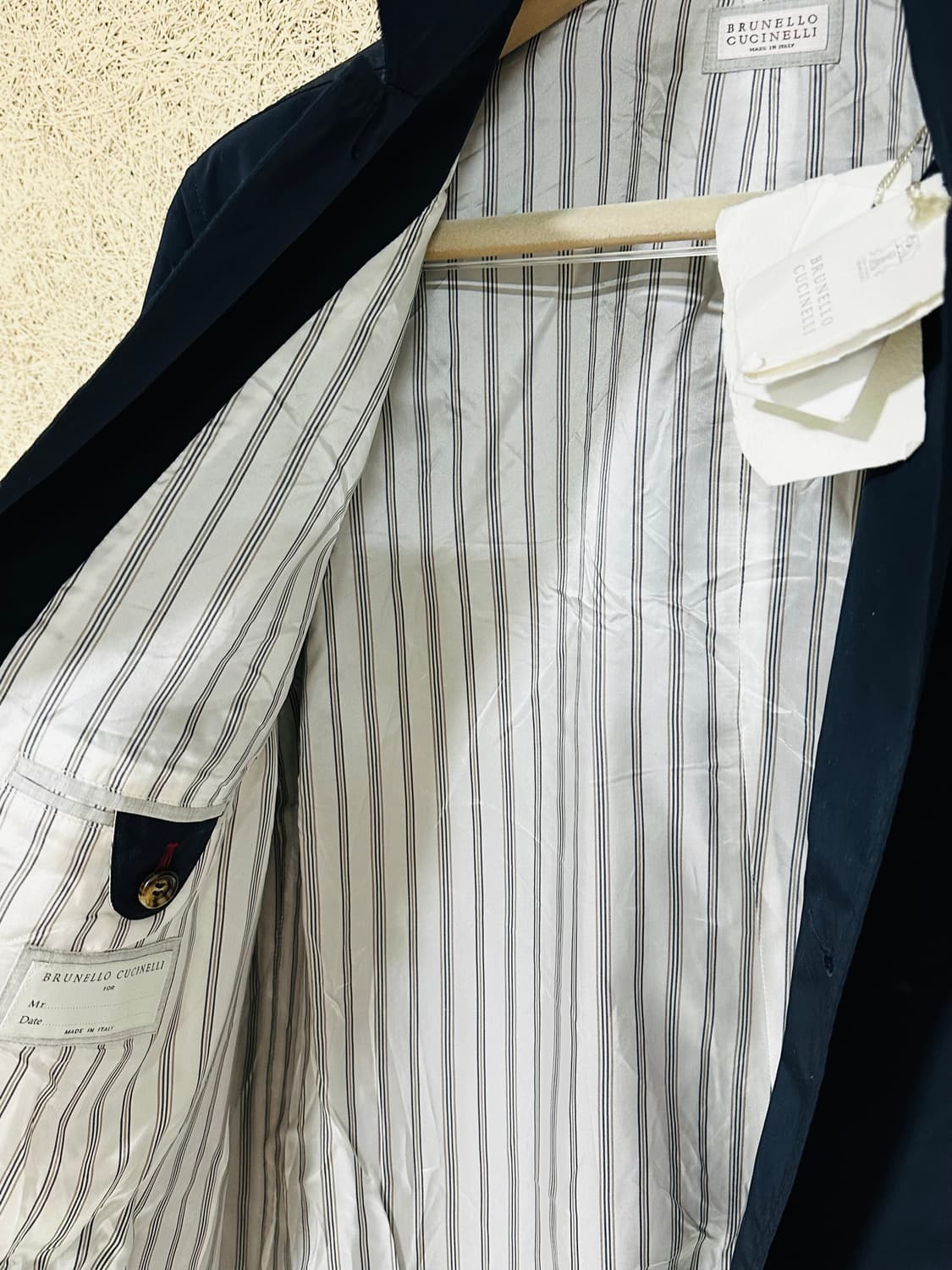 브루넬로 쿠치넬리 새상품 마이크로파이버 소재 트렌치 코트 자켓 상품이미지2