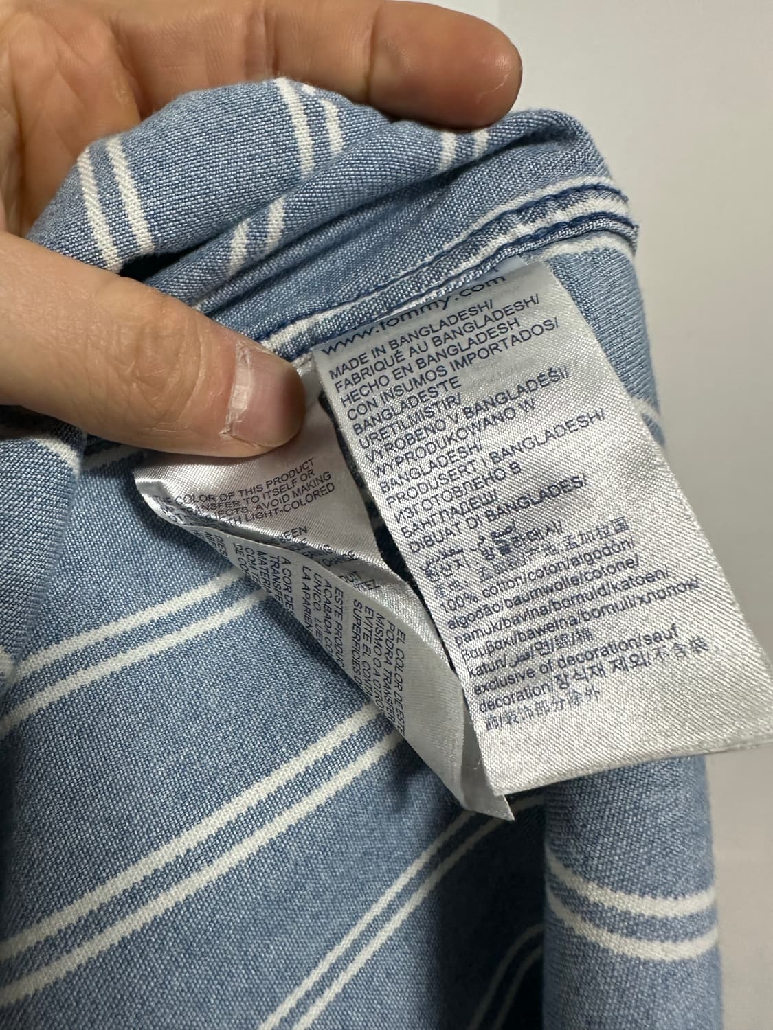 타미힐피거 스트라이프 셔츠 상품이미지4