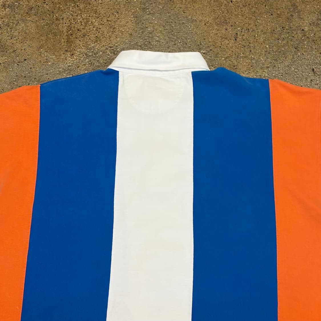 90s USA 빈티지 게이터스 스트라이프 럭비티 카라티 상품이미지8