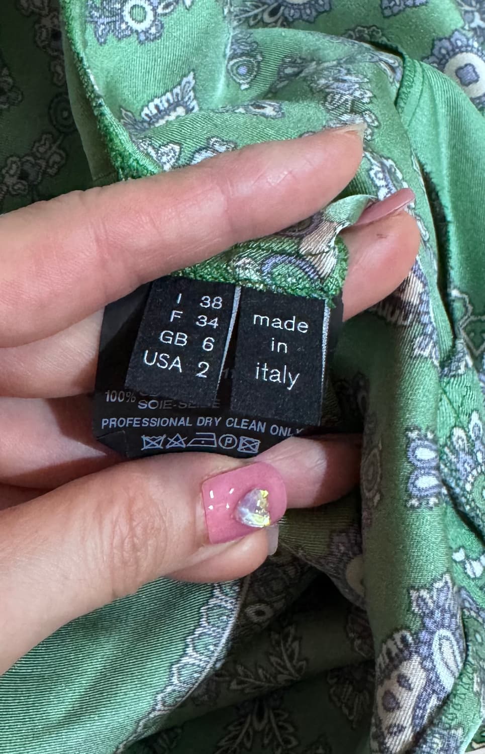 55 마른55 새상품 made in ITALY 데렉램 실크 원피스 상품이미지9