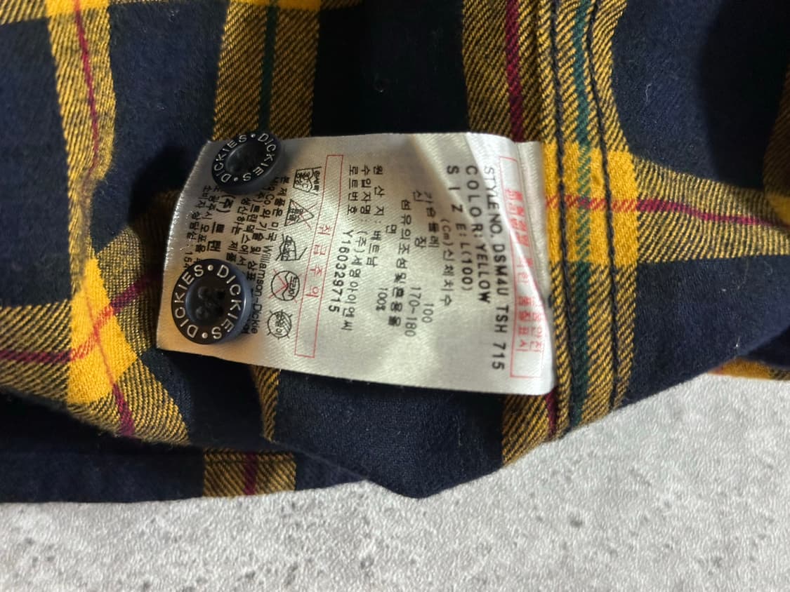 DICKIES 체크 셔츠 /035 상품이미지5