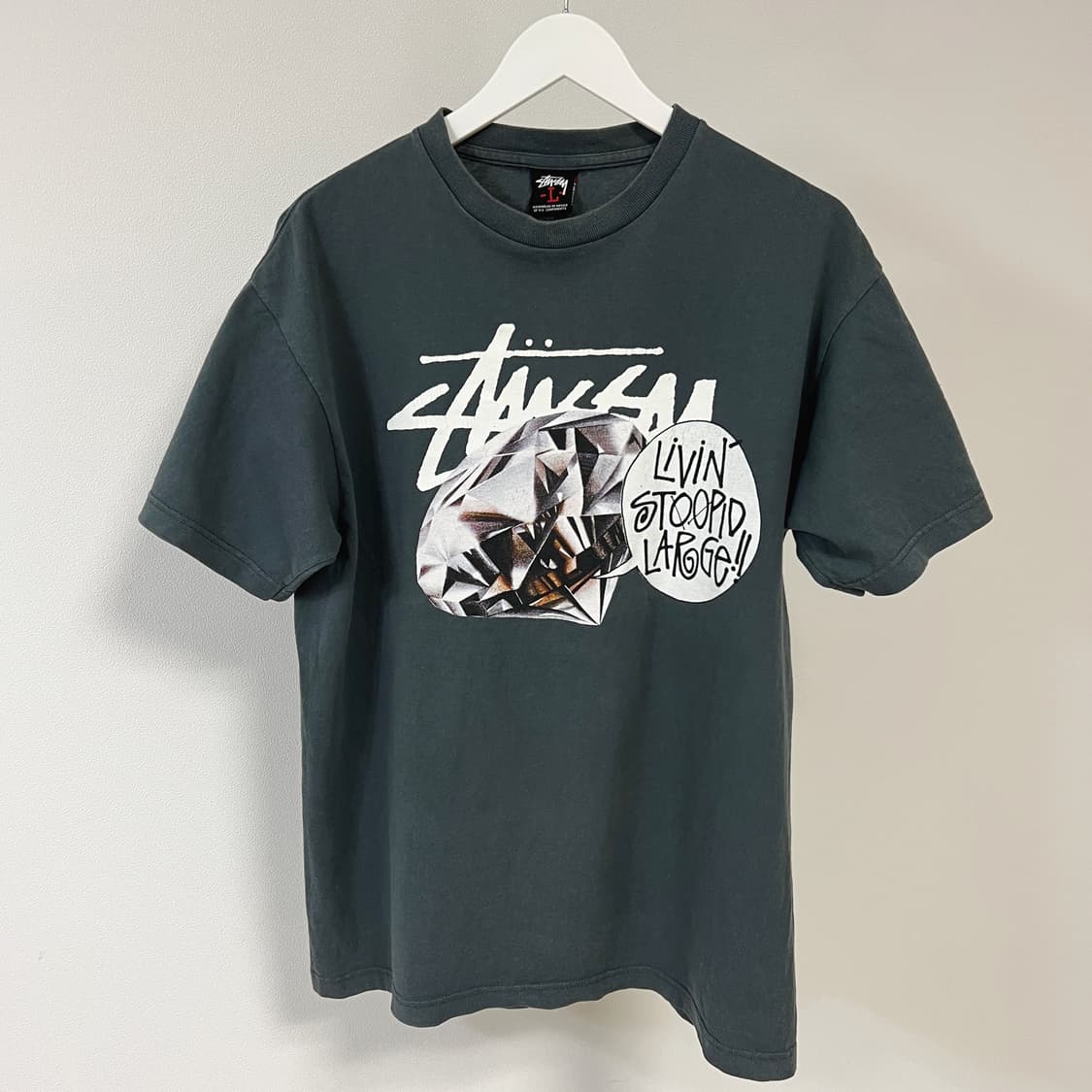 스투시 2000s Livin Stoopid Large 다이아몬드 티셔츠 상품이미지1