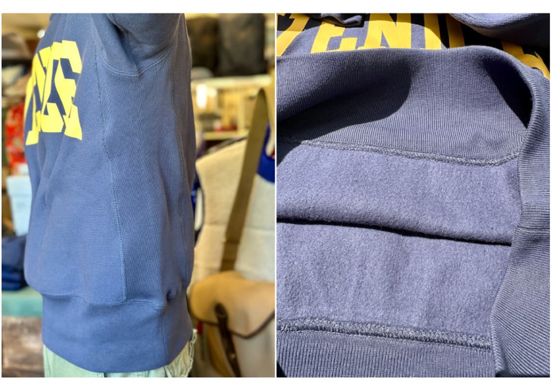 [L] 챔피온 재팬 리버스 위브 VENICE 크루넥 스웻셔츠 다크네이비 상품이미지5