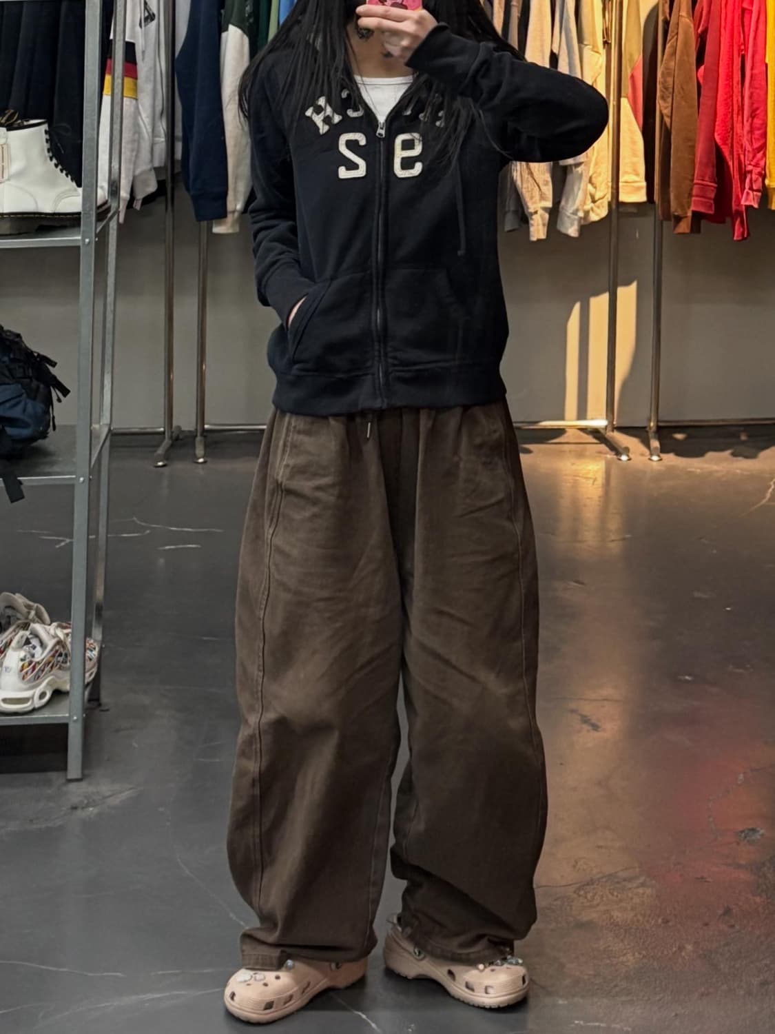 아베크롬비 스펠아웃 로고 후드집업 A3280 상품이미지1