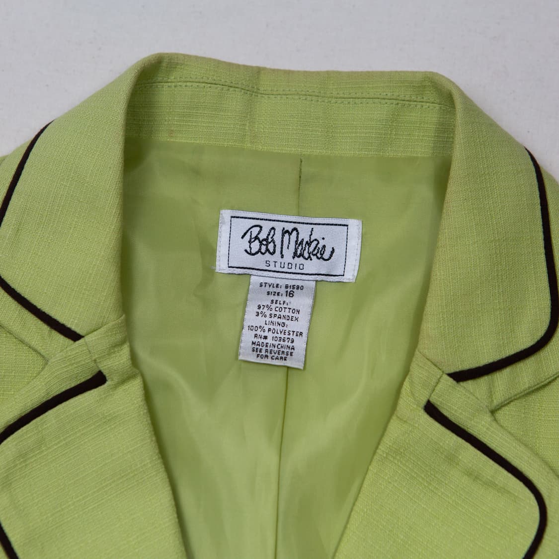 밥 맥키 스튜디오 트위드 블레이저 자켓 파스텔 상품이미지2