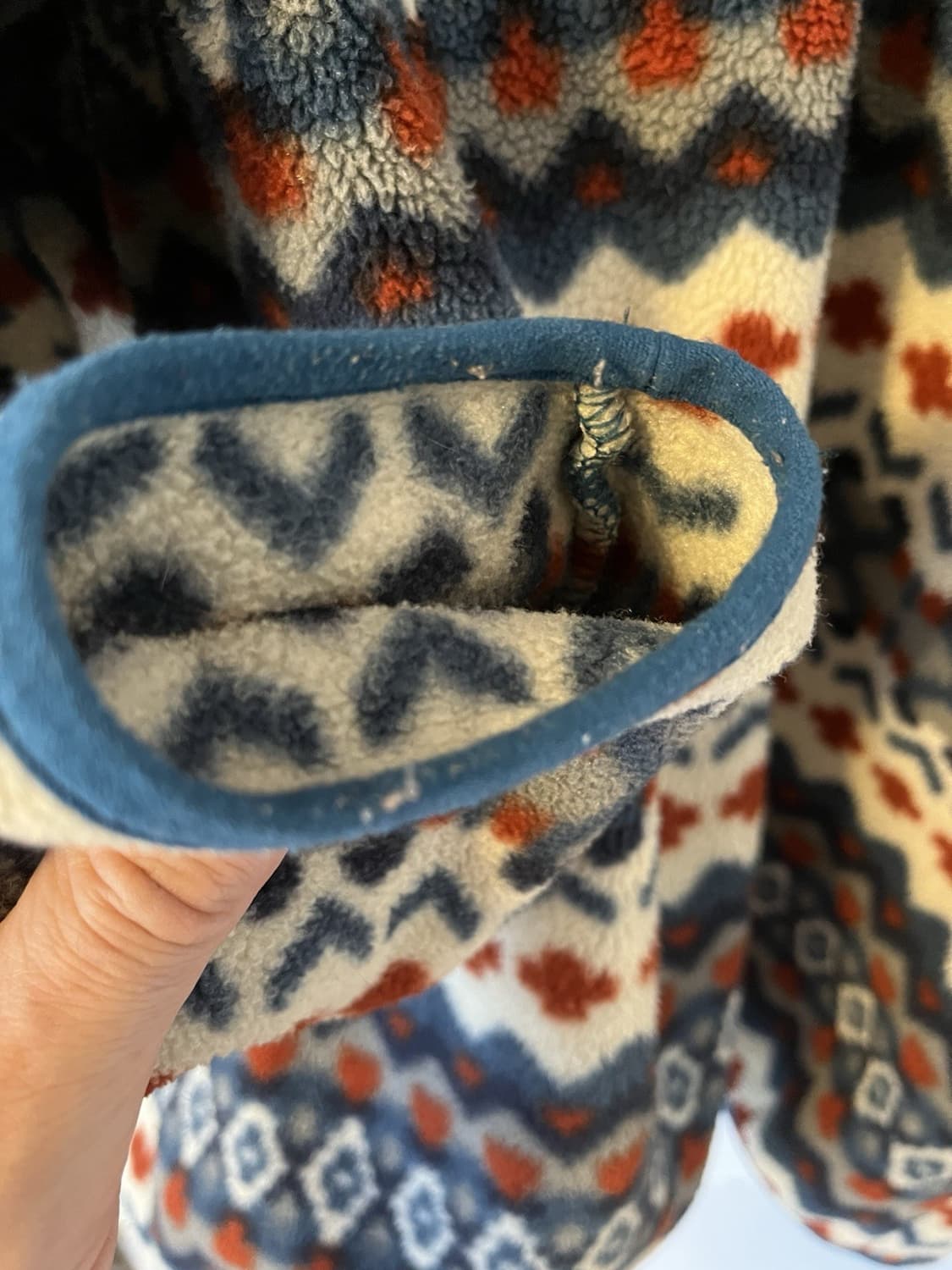 11FW 파타고니아 신칠라 스냅-T 페어아일/블루 멕시코 상품이미지5